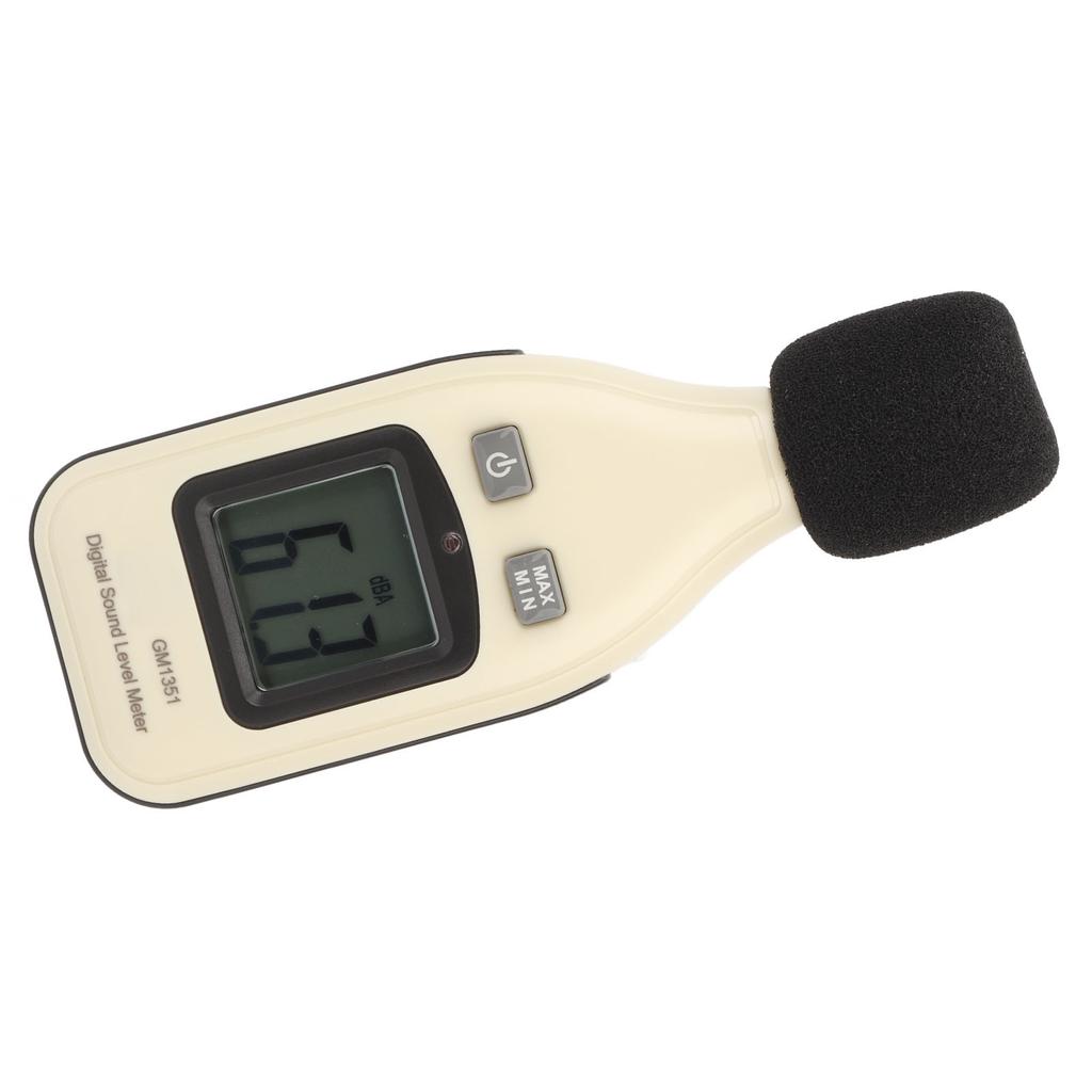 Decibel Meter 30 to 130 DB Range 0.1dB Accuracy Backlit LCD Portable Sound Level Meter