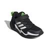 New Adidas 4Uture Runner Sport K Slip Resistant, Abrasion Resistant, Breathable Low Top Running Shoes Black White Kids' GZ1048