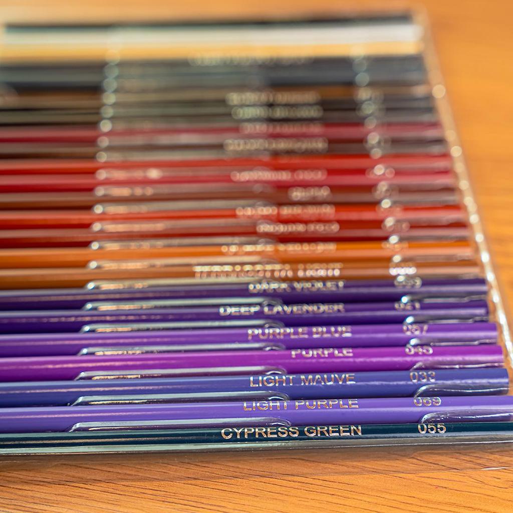 Tužkové pastelky 72 Intenzivních barev - Sada v plastovém pouzdře