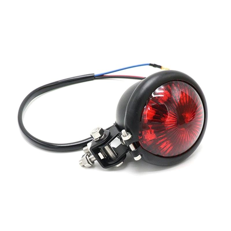 Brake Tail Light Replacement 12V 10W Vintage Round Light for GN125 CG125