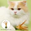 1PC Cat Mint Ball Feather Catnip Ball Self Cleaning Teeth Grinding Ball Feather Toy Ball Pet Toys Cat Supplies Pet Cleaning Tool