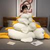 Hot 55/70/120cm Happy Duck Plush Toy Soft Duck Pillow Sofa Cushion Cute Duck Children Girlfriend Birthday Gifts Plush Toys