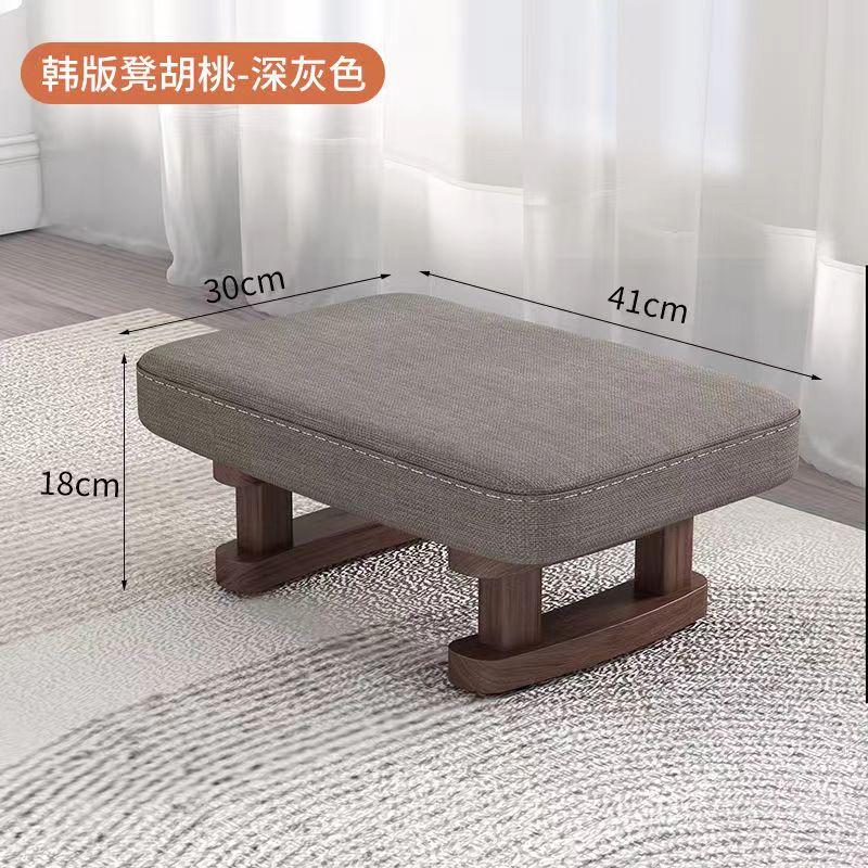 

Creative Small Wood Chair Household Shoe Changing Stool Ins Sofa Living Room Foot Rest Stool Tea Table Children Bathroom Footsto