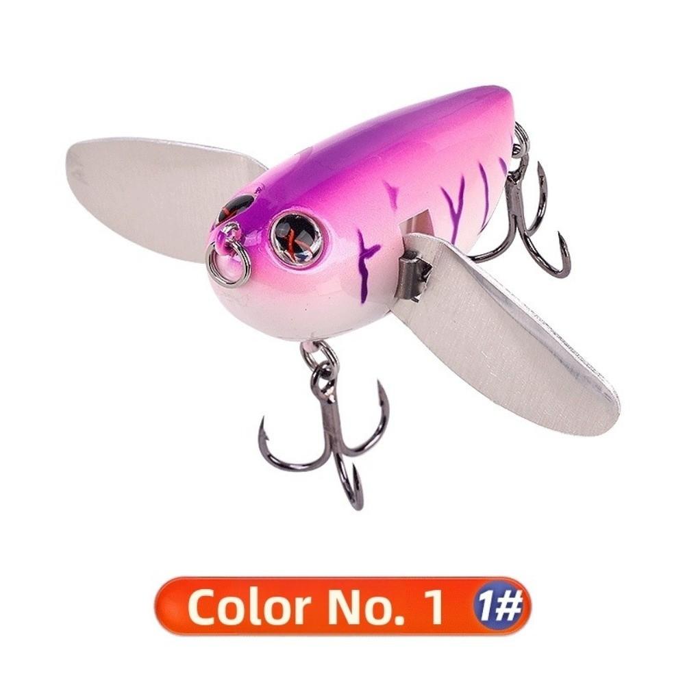Metal Blade Wings Topwater Simulation Cicada 12.7g Hard Wobblers Bait For Fishing