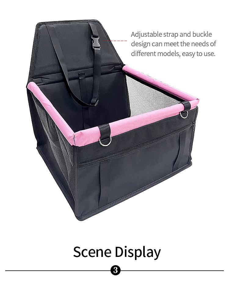 Pet Car Seat Pad: Safe Booster & Anti-Dirty Bed for Dogs & Cats