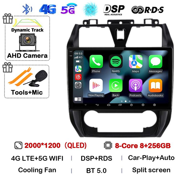 Android 14 Wireless CarPlay Auto Radio for Geely Emgrand EC7 1 2009-2016 4G+WIFI Car Radio Multimedia Video Player GPS Stereo BT