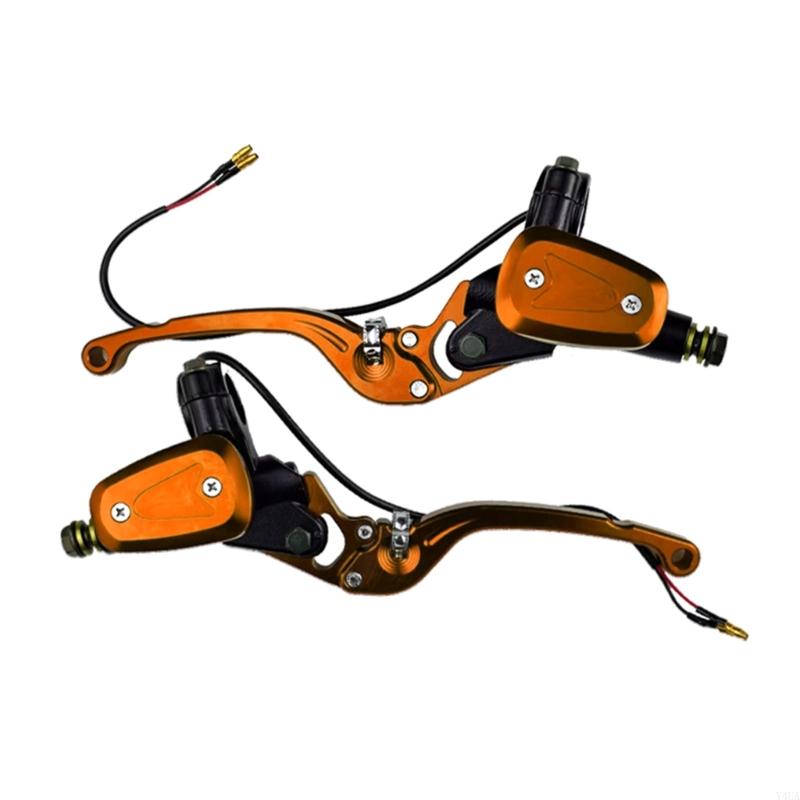 Y4UA Motorcycle Brake Cylinder Lever, Handle Brake Cylinder Clutch Lever,Hydraulic Brake Clutch