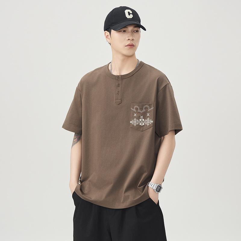 New Summer Moisture-absorbing Quick-drying Short-sleeved T-shirt Men's Loose Casual Round Neck Half-sleeved Top