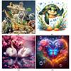 5D DIY מלא עגול מקדחה ציור יהלום ערכת בעלי חיים עיצוב בית אמנות מלאכת *Z