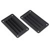 2pcs Black RV Air Vent Louver Vent Cover Outlet Grille Louver RV Ventilation Outlet  Office Use