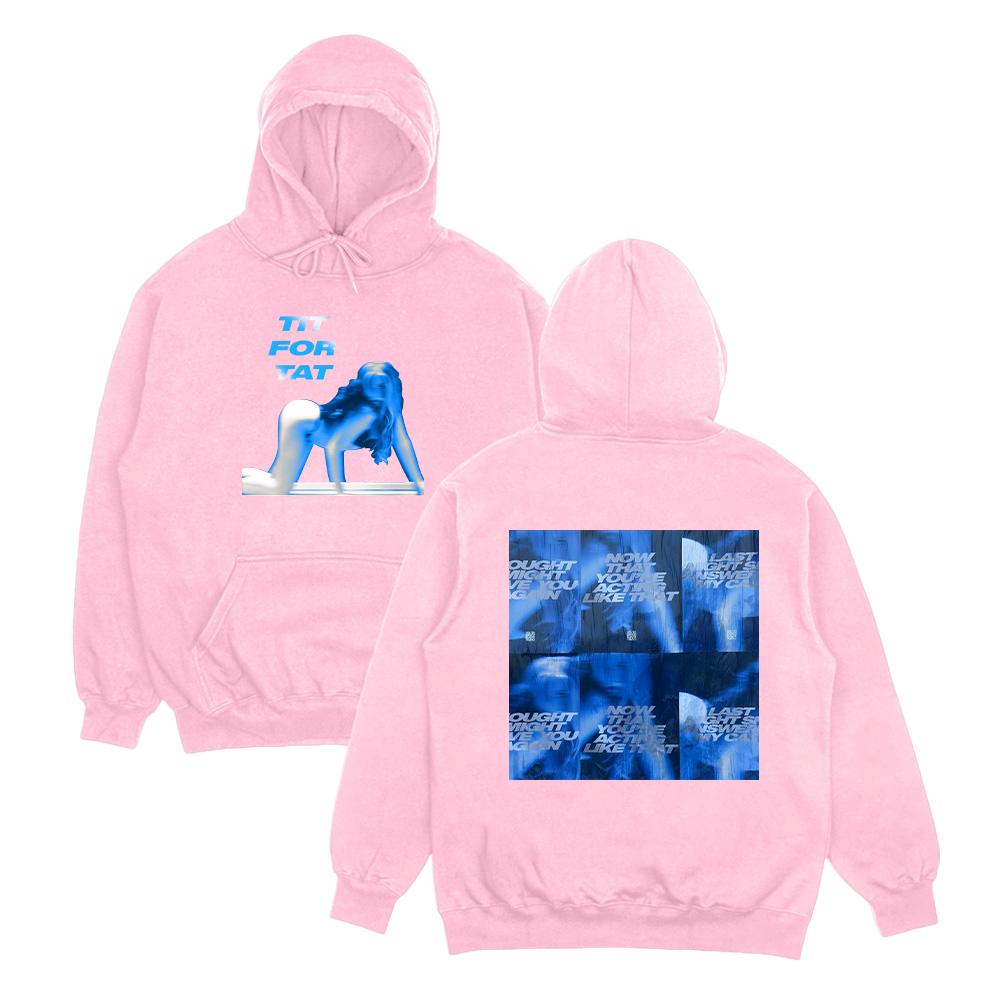 Tate McRae TIT FOR TAT Mikiny Nové Album Dámské Pánské Nová Móda Oblečení s Dlouhým Rukávem Podzim Unisex Harajuku Y2K Pulovr Streetwear