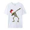Skull Dab Dabbing Dance Funny Christmas Human Skull T-Shirts T Shirt For Autumn Cotton O Neck Streetwear T-Shirt Tshirt