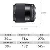 Sigma (Sigma) Lens 30mm F1.4 DC DN Canon EF-M Mount Single Focus Standard APS-C Mirrorless Contem...