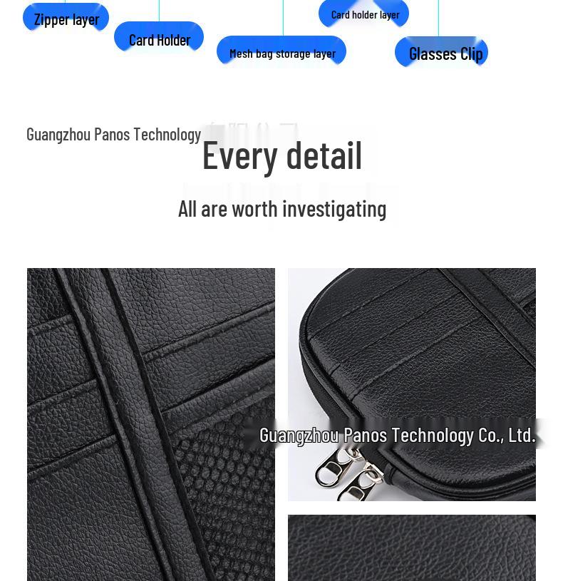 Car Sun Visor Storage Bag: Document & Card Holder, Multi-functional Interior Organizer