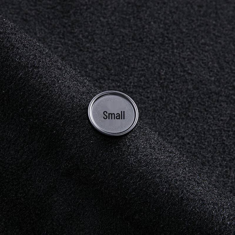 FAPAI Herren Reiner Woll Stehkragen Übermantel