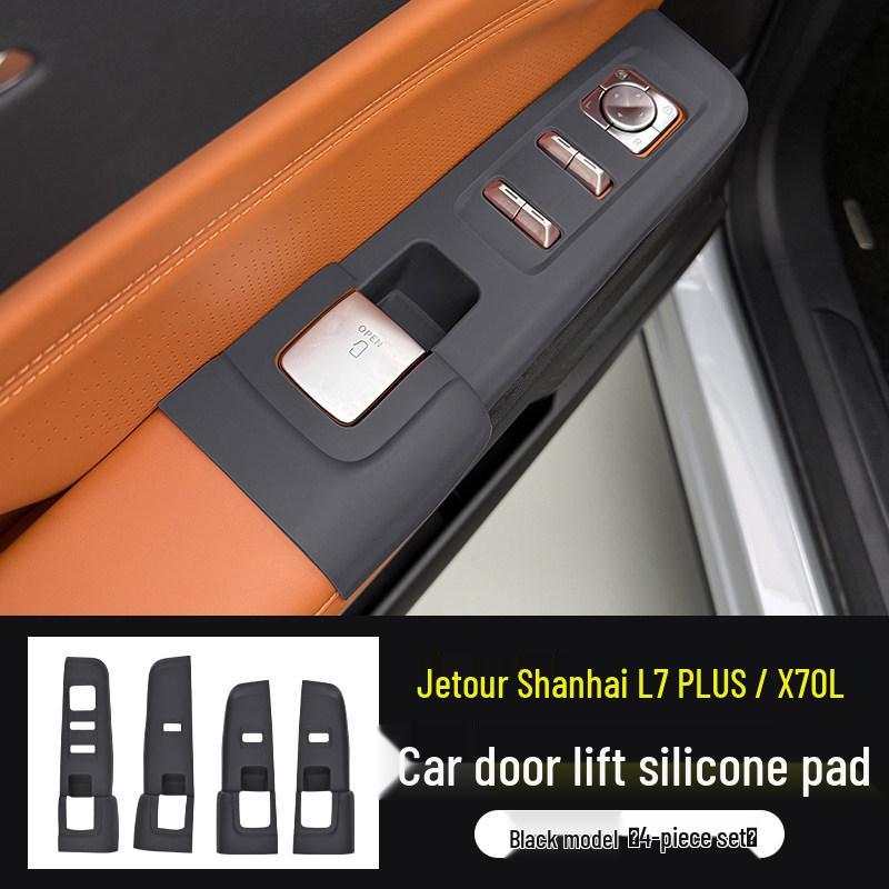 Jetour Shan Hai X70L Car Door and Center Console Protective Silicone Pads