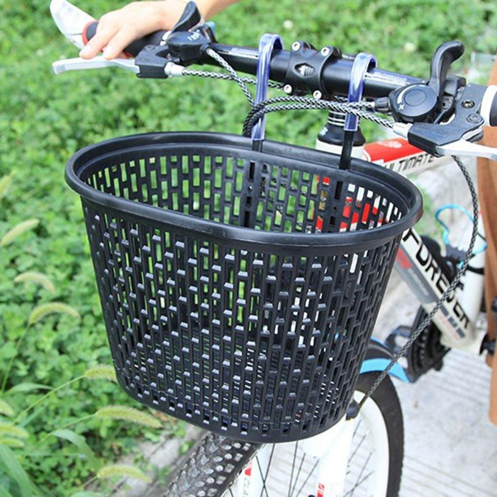 Kunststoff Fahrrad Aufbewahrungstasche Mehrfarbig Roller Lenkerkorb Hinterrad Fahrradzubehör