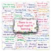Inspirational English Sentences Waterproof DIY Stickers: 50 Sheets for Skateboards, Phone Cases, Suitcases