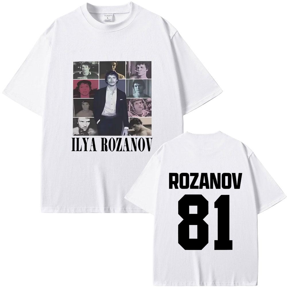 Heated Rivalry Ilya Rozanov Hollanov 81 Tshirt Men Women Clothing Harajuku Oversized T Shirts Male Fashion Vintage Streetwear