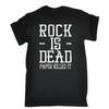 Rock Is Dead Paper Killed It T Shirt Scissors Game Humor Funny Birthday