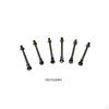6 Pieces Drum Screws with Washers Metal Tension Rods Silver-Toned for Drummers