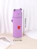 Custom Bulk Buy Beautiful Colors Silicone Multifunctional Pencil Case Novelty Kawaii Pencil Bag School Supplies Novelty Gifts