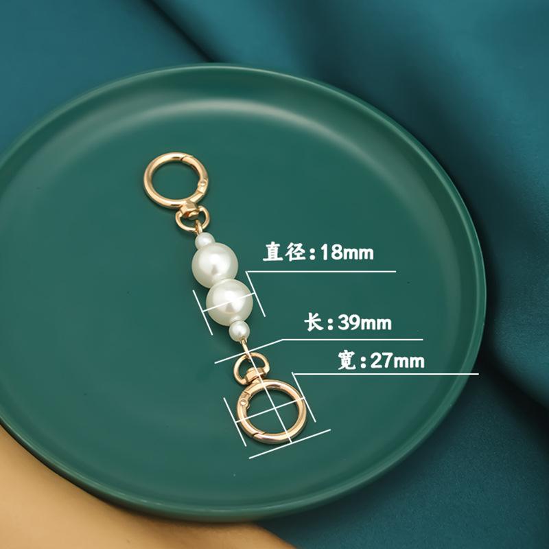 Bag Extension Chain Pearl Metal Accessories Love Buckle With One Shoulder Mahjong Armpit China-Chic Style
