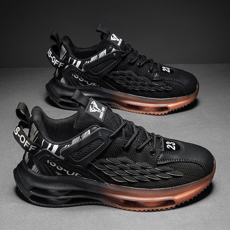 

Новая мужская обувь Кроссовки Flyknit Mesh Shoes 44 чёрный