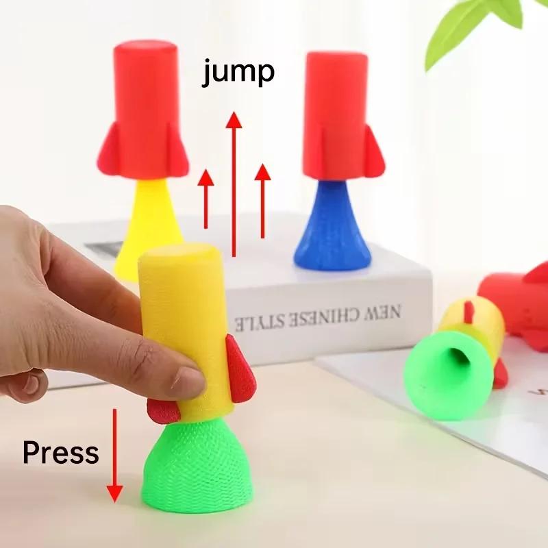 10/20ks Hračky Odpalovací zařízení Stlačení Skákací raketa Dětské narozeninové párty drobnosti Koláčová výplň Velikonoční košík Výplně Školní ceny