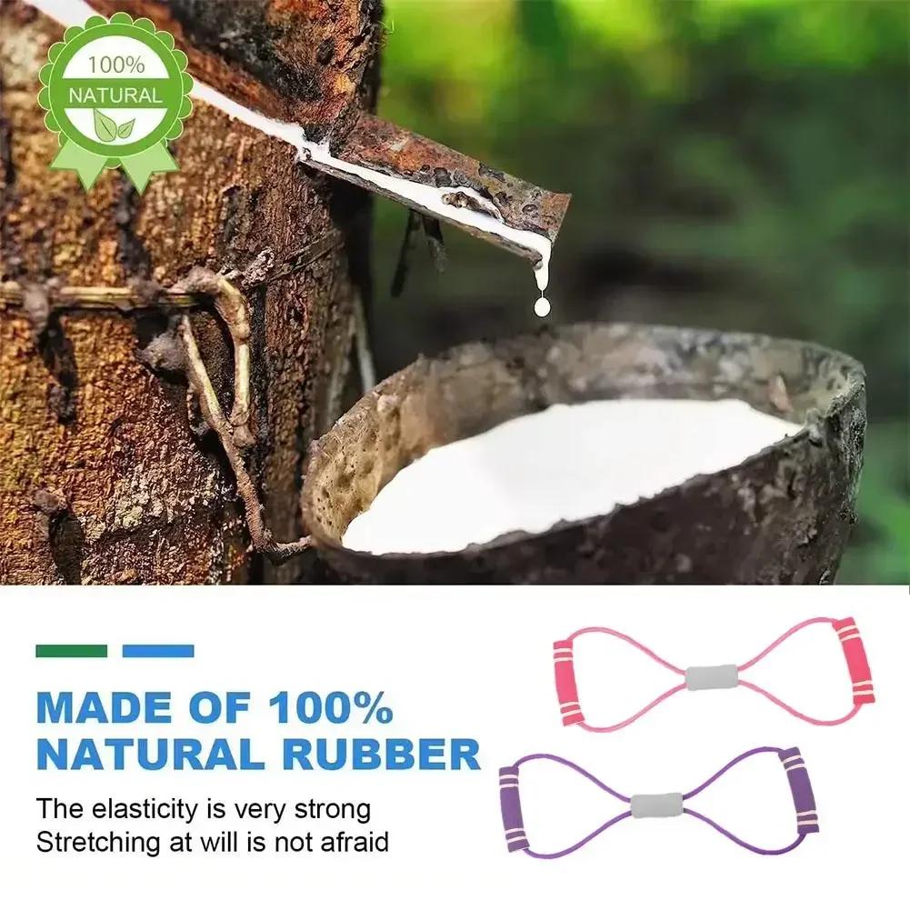 1PC 8-shaped Yoga Resistance Bands Sports Exercise Puller  Chest Expander for Body Building Resistance Bands Exercise Equipment