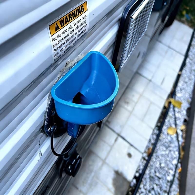 Campers Water Refill Funnel Plastic Water Inlets Funnel with Oversize Wide Mouth For Outdoor Enthusiasts
