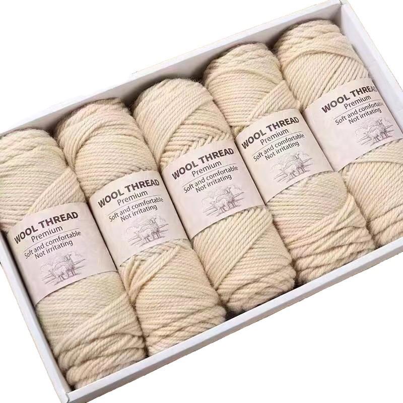 Soft Alpaca Wool Chunky Yarn for Hand Knitting Sweaters, Scarves, and Hats