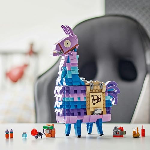 LEGO Fortnite Supply Llama Toy - Birthday Present, Building Blocks, for Boys, Girls, Children Ages 12, 13, 14, Elementary School Students, Game, Anima