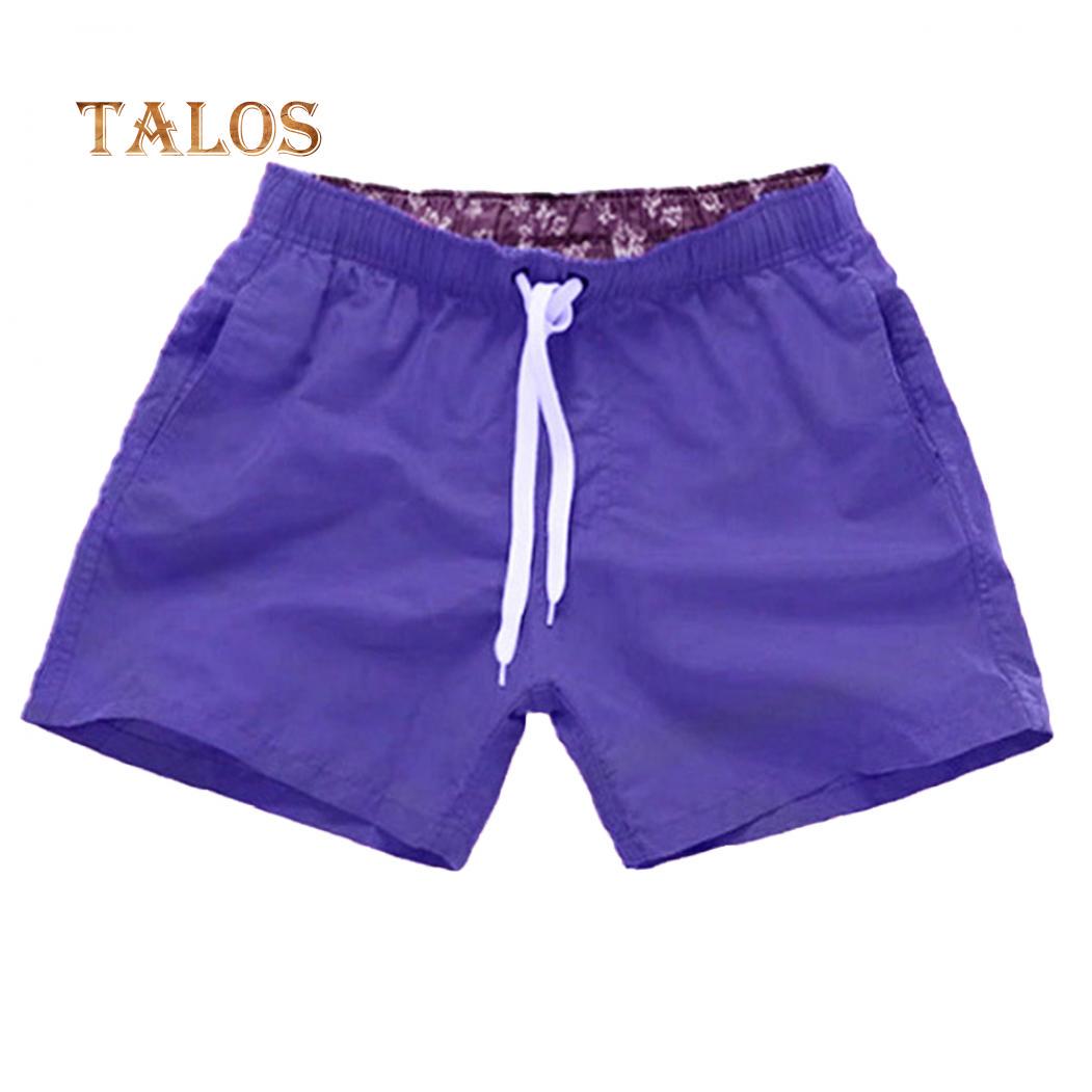 

Мужские летние пляжные шорты со шнурком L фиолетовый