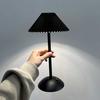 LED Desk Lamp with Stable Base Dimmable Soft Glow Flicker Free USB Charging Nordic Style Bedside Sleeping Light