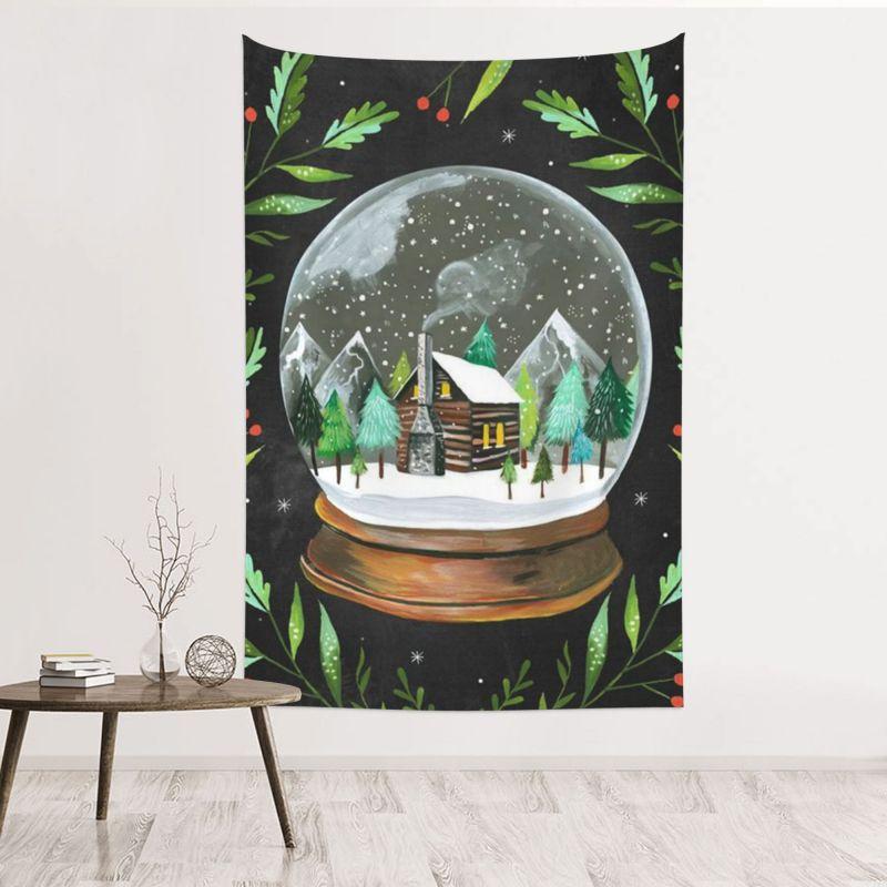 Гоблин Рождественская подвесная ткань Хэллоуин гобелен Снеговик фоновая ткань Гном — фото 5