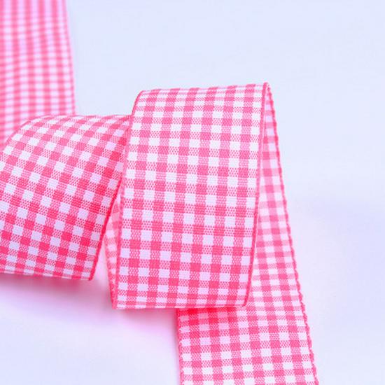 Gingham and Houndstooth Ribbon Bows for Hair Accessories, Gift Wrapping, and Crafts.