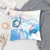Amano Hina Animation WWeathering With You Pillow Case Fashion Square Pillowcase Bedroom Sofa Room Ins Decoration Leisure
