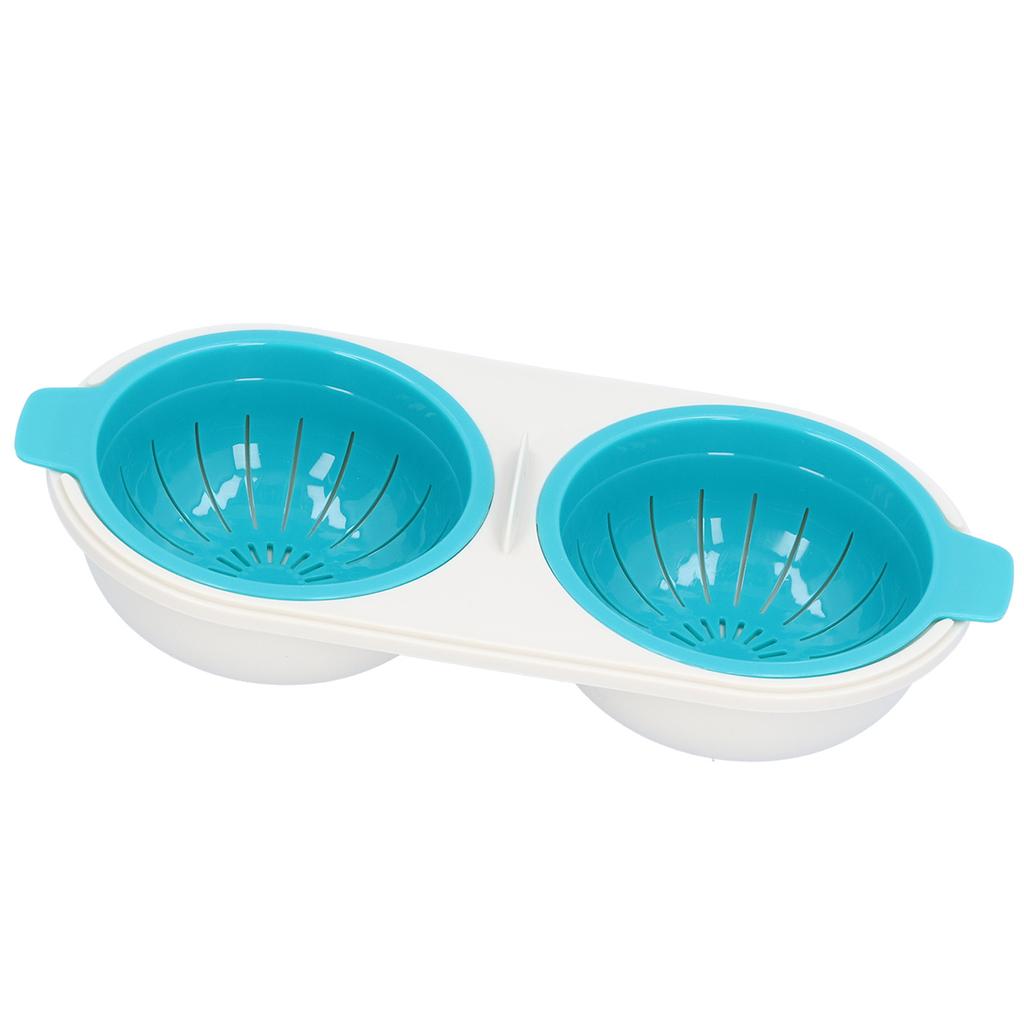 Eierkocher für die Mikrowelle, Lebensmittelqualität, Doppeltasse, Eierkocher, Kochgeschirr, Küchenutensilien