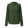 Womens Fashion Solid Long Sleeve Sweater Loose Turtleneck knitting Sweater
