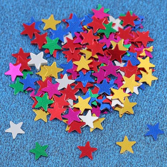3000/1000Pcs Glitter Star Shape Balloon Confetti Table Wedding Party Decoration