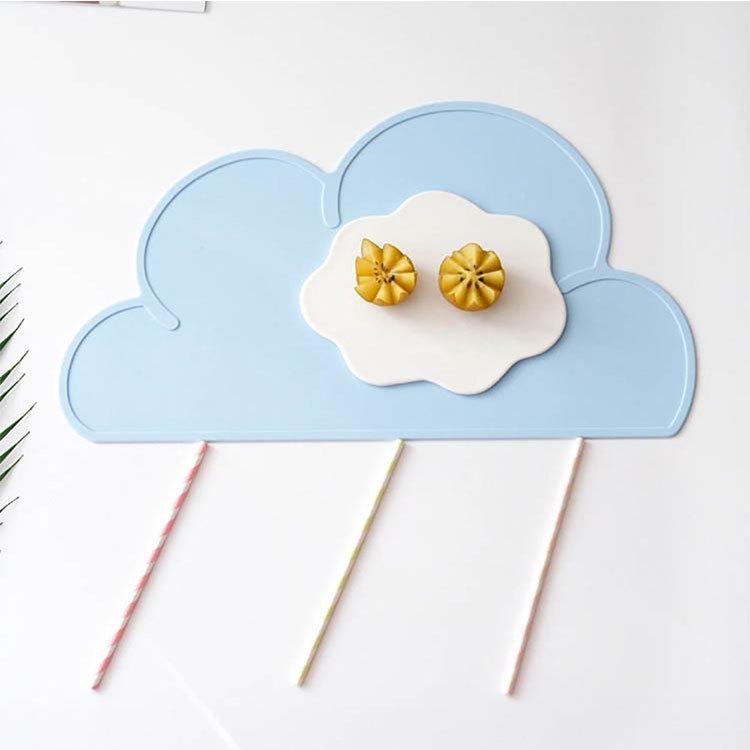 Hitzebeständiges Silikon-Platzset für Kinder: Lebensmittelecht, Verbrühschutz-Tischset