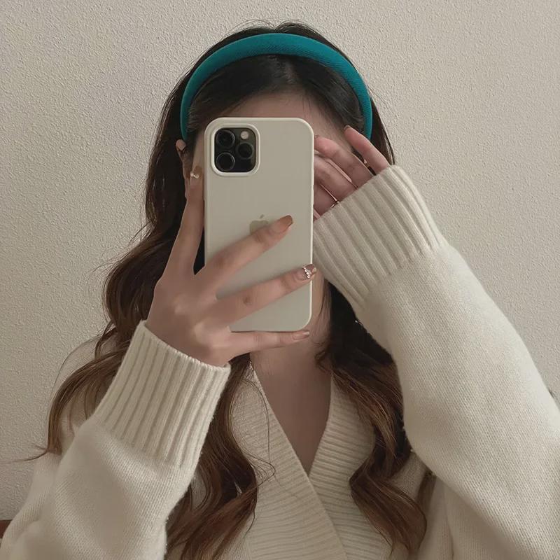 2022 Retro Fabric Sponge Headband: Colorful Japanese & Korean Style for Autumn/Winter