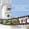 10MP Dual-Lens Wifi Camera Tuya PTZ Outdoor 4K Dual Screen Security Protection IP Cameras Color Night Vision Video Surveillance