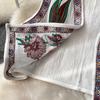 Crochet Top Embroidery Floral Tank Tops Knitted Women V-neck Folk Fashion Vest for Women Vintage Plus Size