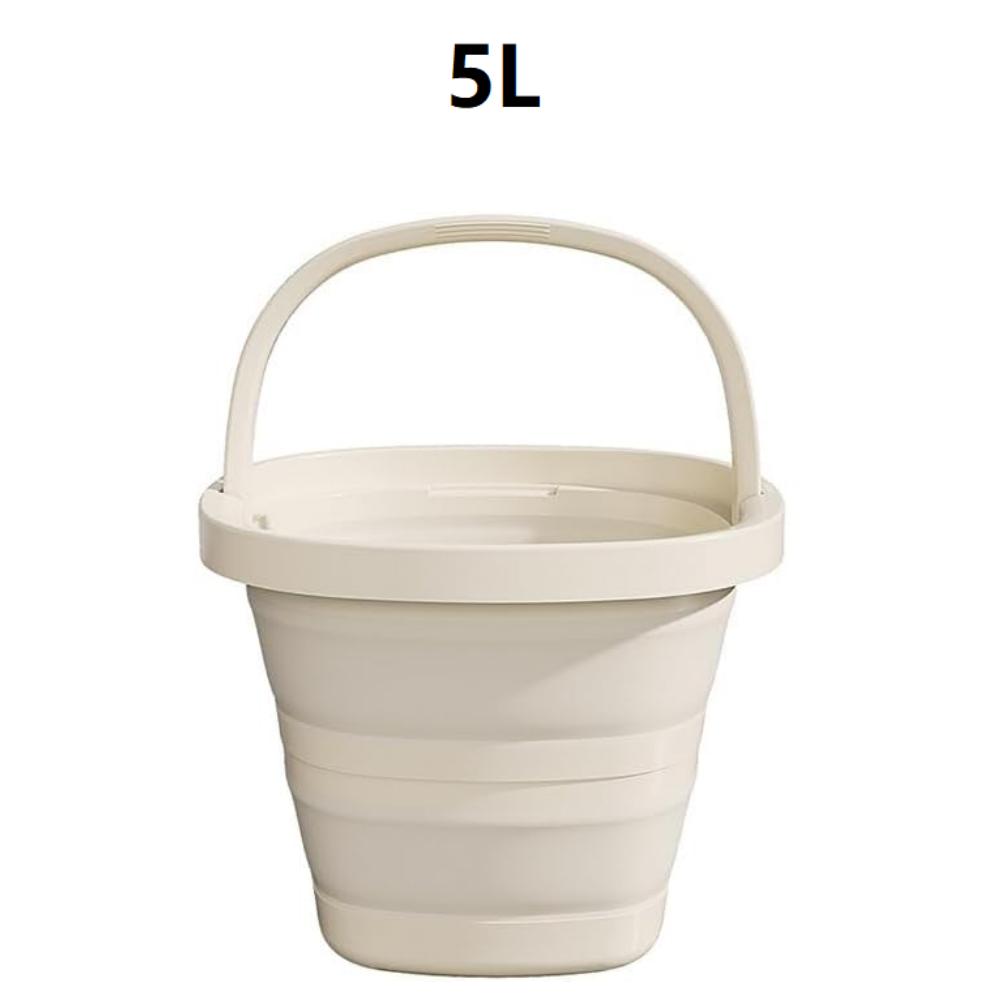 

Convenient and easy-to-store foldable bucket cleaning bucket with handle, foldable design, suitable for home, camping, RV, clean