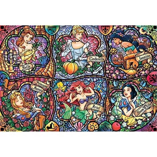 5D DIY Diamond Painting Disney Princess Belle Cinderella Diamond Painting Kit for Adults, Full Drill Round Diamonds, Gemstone Art Bead Painting for