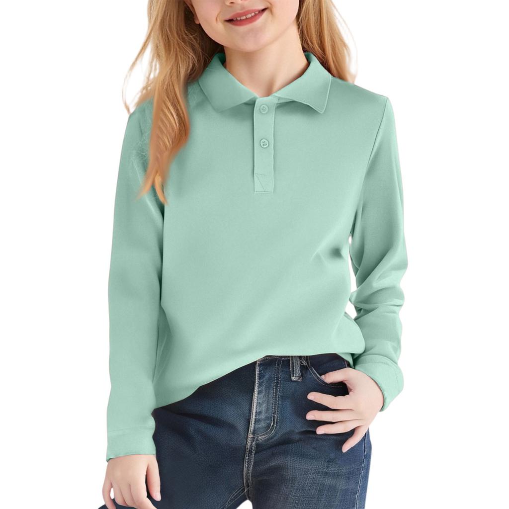 Kids Long Sleeve Shirt School Uniform Shirts For Boys
