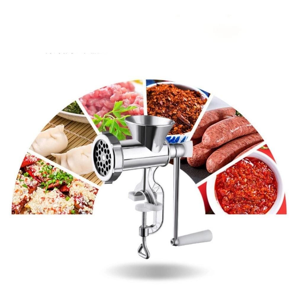 Non-Slip Manual Meat Grinder Hand Crank Meat Mincer Multifunctional Enema Machine  Kitchen