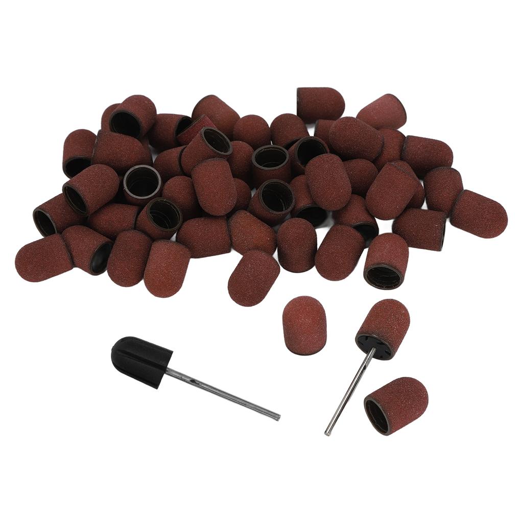 50 шт. шлифовальных насадок для ногтей, полировка, аккуратные, красивые, прочные, мелкозернистые шлифовальные ленты для ногтей